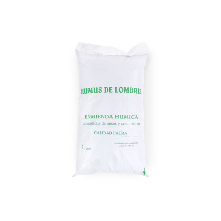 Humus de Lombriz 3 L - Abono Orgánico Natural