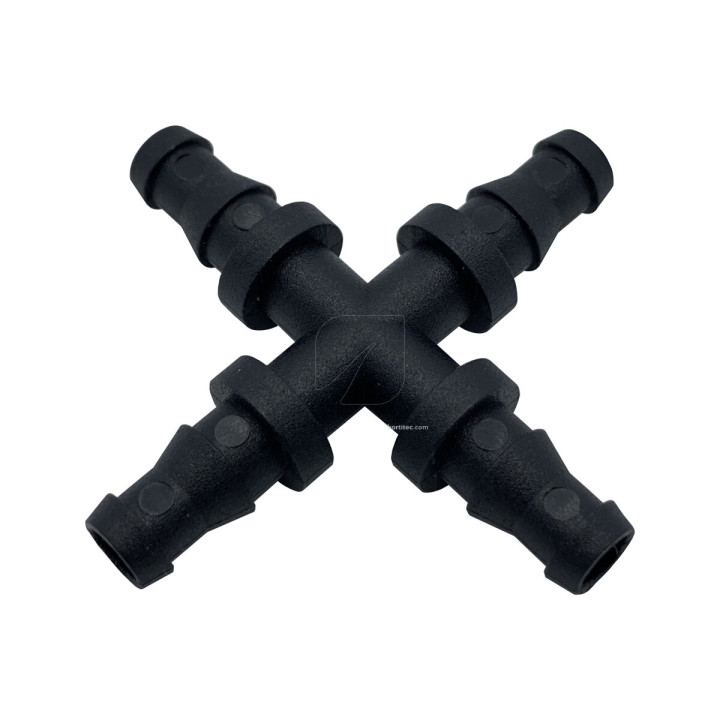 Pieza de unión en cruz 9mm Autopot - Suministros Hortícolas