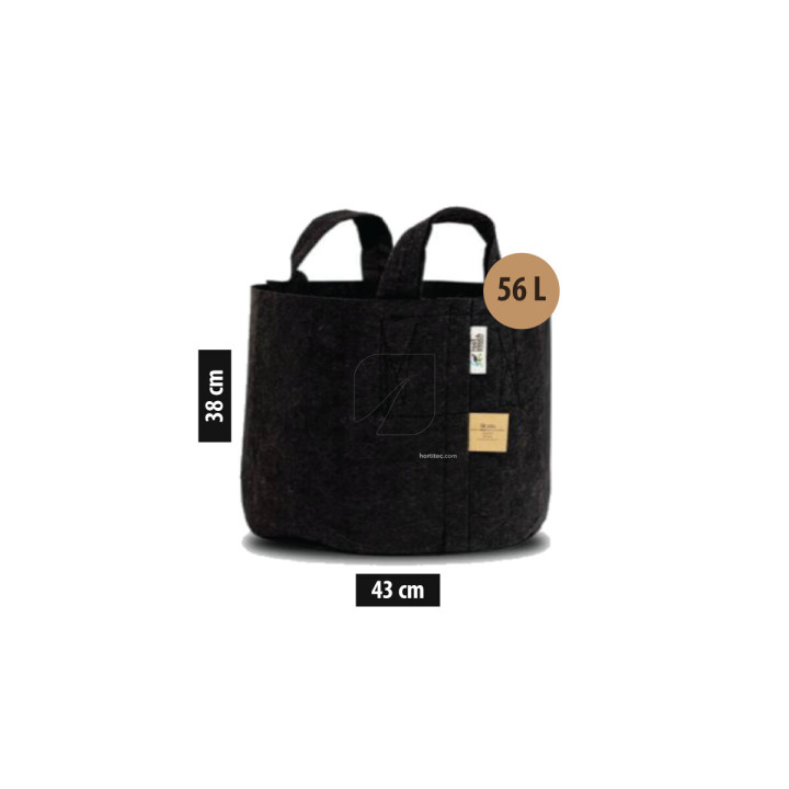Maceta de Tela Root Pouch 57L - Sostenible y Ecológica