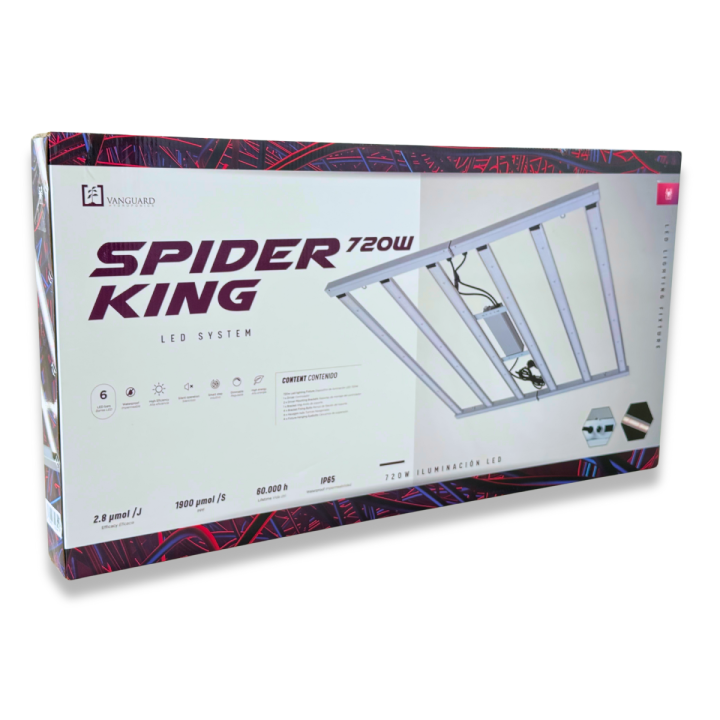 Sistema LED Spider King 720W - Vanguard Hydroponics