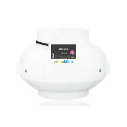 Extractor 200 mm-L 1 vel (950 m³/h) Prima Klima - Eficiencia