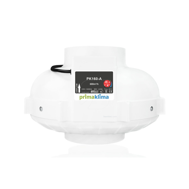Extractor 125 mm-L 1 vel (360 m³/h) Prima Klima