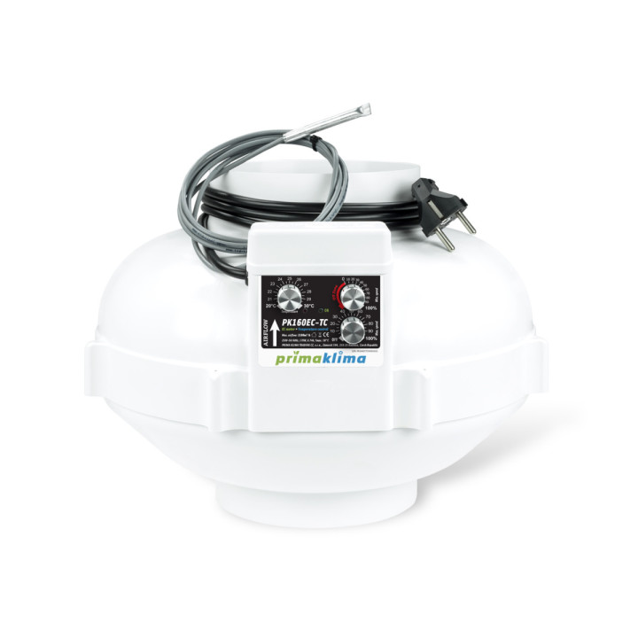 Extractor 160 mm EC-TC Prima Klima - Eficiencia y Control
