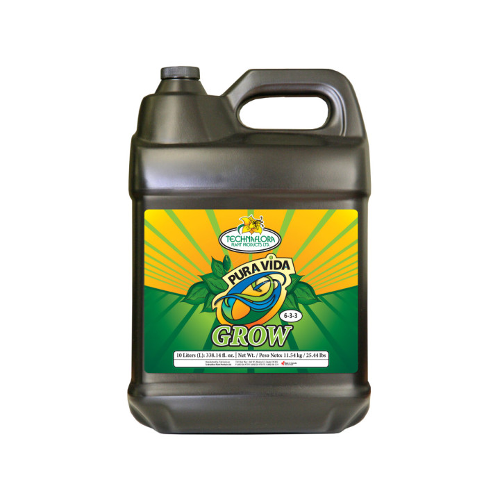 Pura Vida Grow 20L - Fertilizante Natural TECHNAFLORA