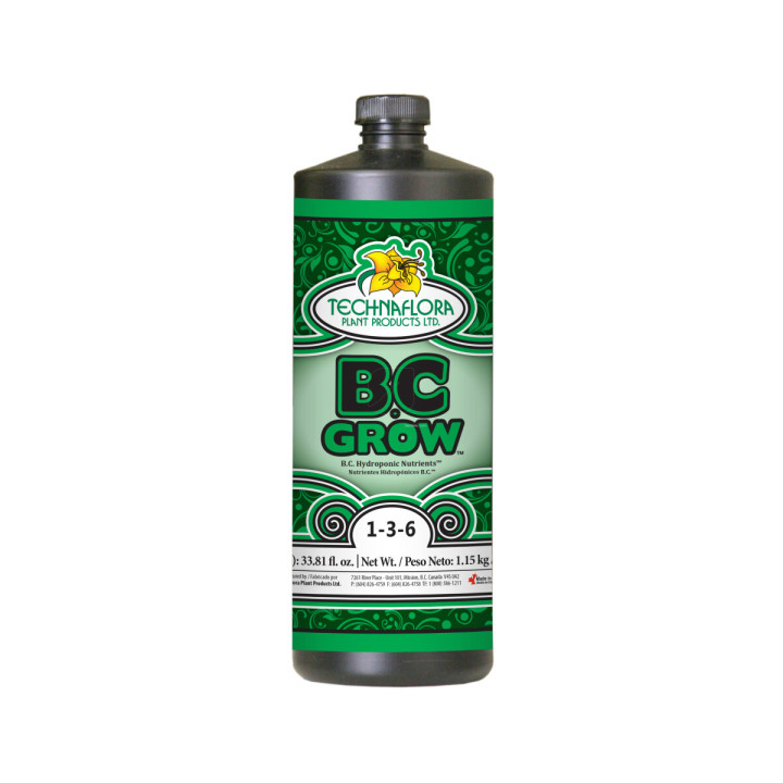B.C. Grow 1 L - Fertilizante de Crecimiento Technaflora