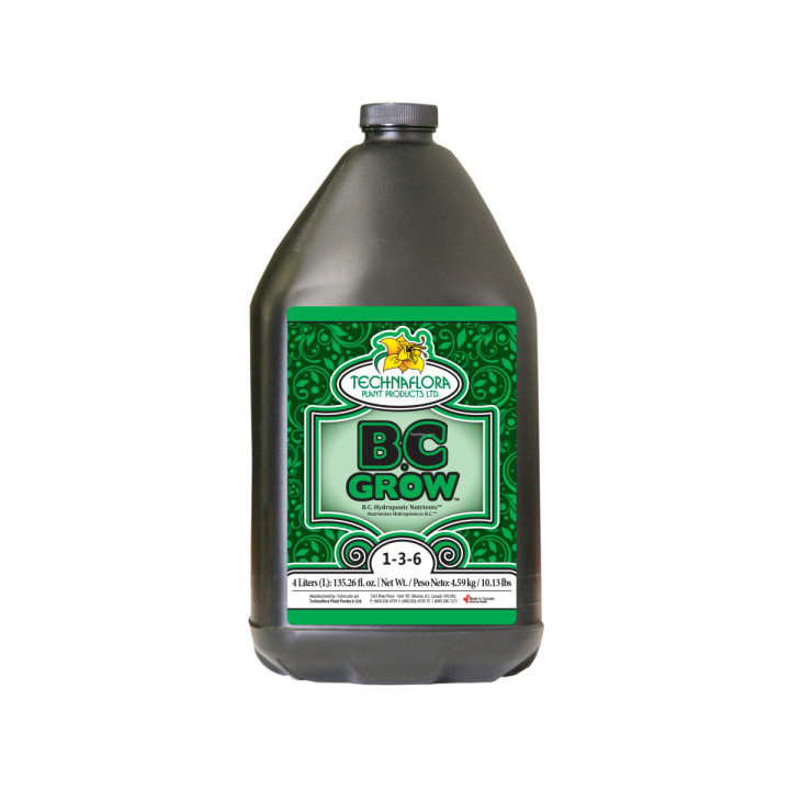 B.C. Grow 4 L - Fertilizante de Crecimiento Technaflora