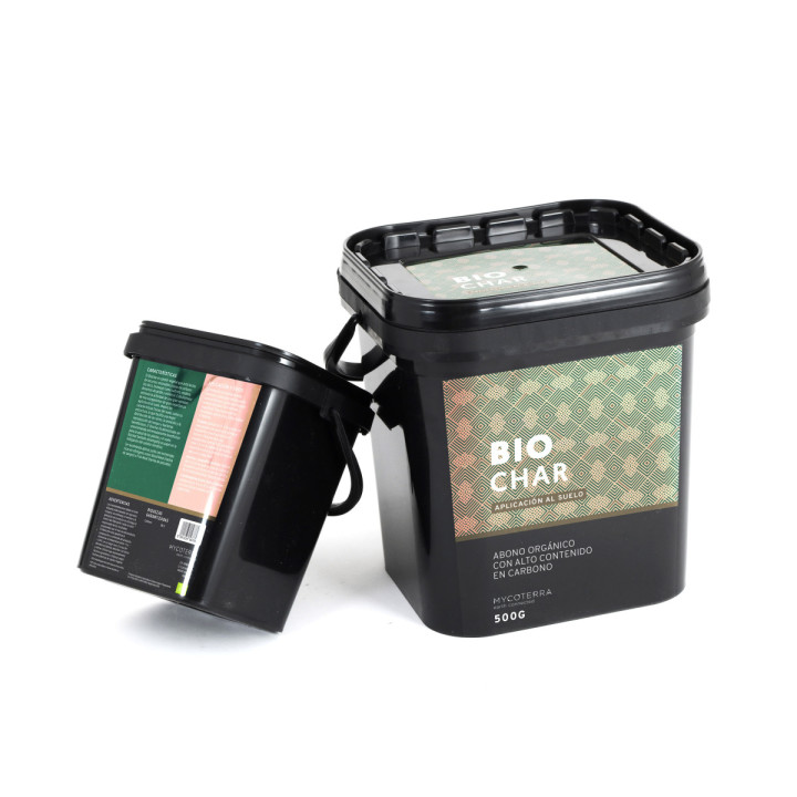 Biochar 0.5kg Mycoterra - Fertilizante Ecológico