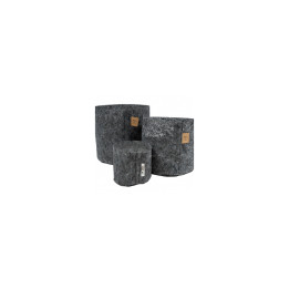 Root Pouch Charcoal 2,3L - Maceta de Tela Ecológica