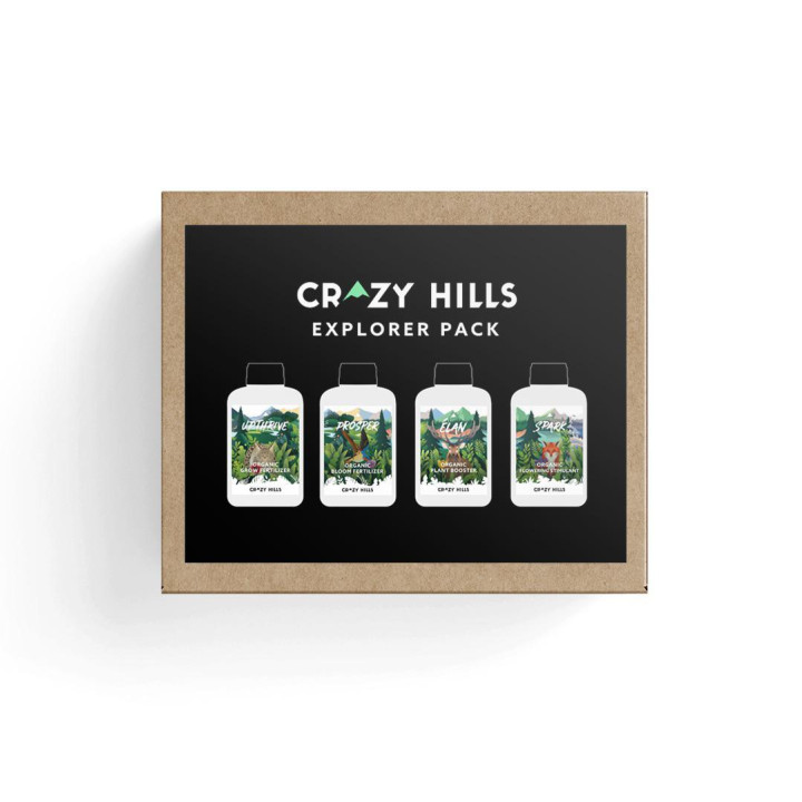 Explorer Pack 4x500 ml - Fertilizantes CRAZY HILLS
