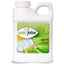 Optic Foliar WATTS 250ml - Potenciador Foliar Eficiente