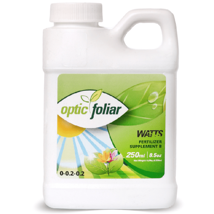 Optic Foliar WATTS 250ml - Potenciador Foliar Eficiente