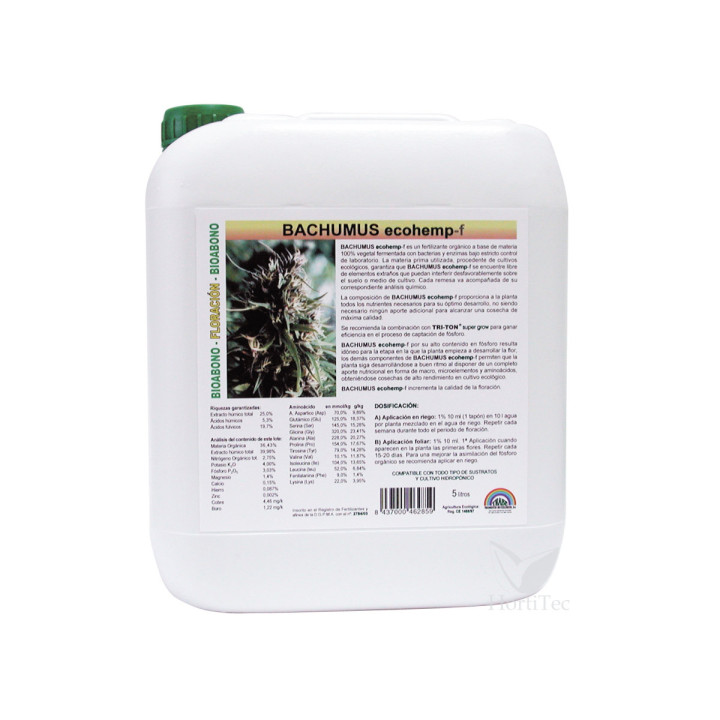 Bachumus Ecohemp-F 1L - Fertilizante Ecológico Trabe