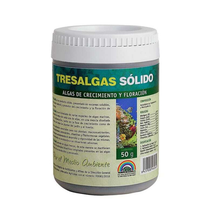 TresAlgas® Sólido 200g - Fertilizante de Algas Marinas