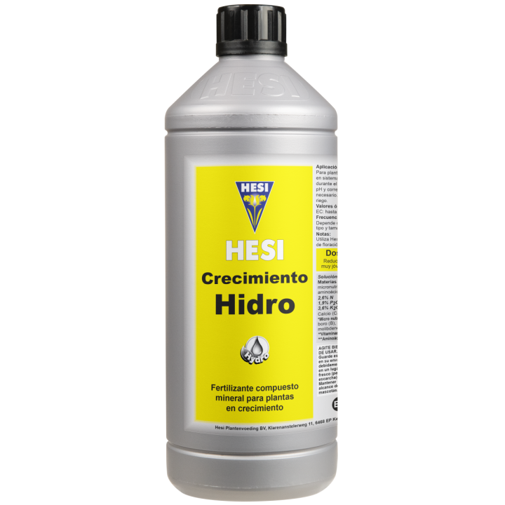 Hesi Hidro Crecimiento 1 L - Fertilizante para Cultivos