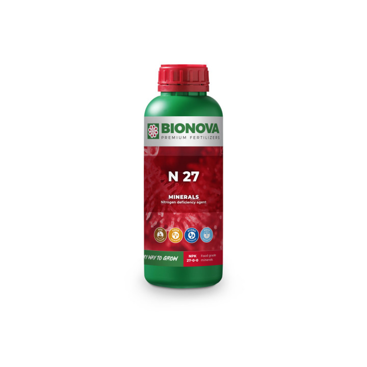 Nitrógeno 1L (27%) BIO NOVA - Fertilizante Eficaz