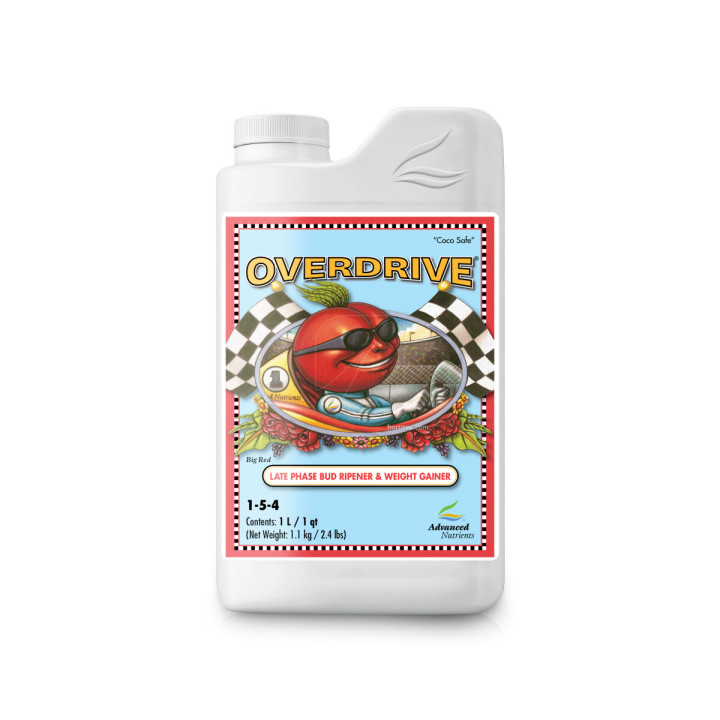 Overdrive 500 ml Advanced Nutrients - Fertilizante Eficaz
