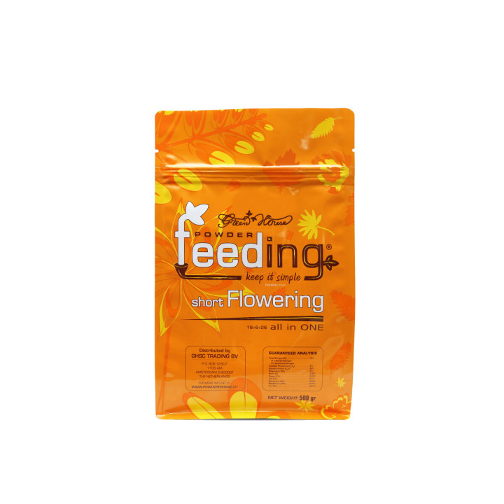 Fertilizante Short Flowering Indica 2.5 kg - GREEN HOUSE FEEDING®