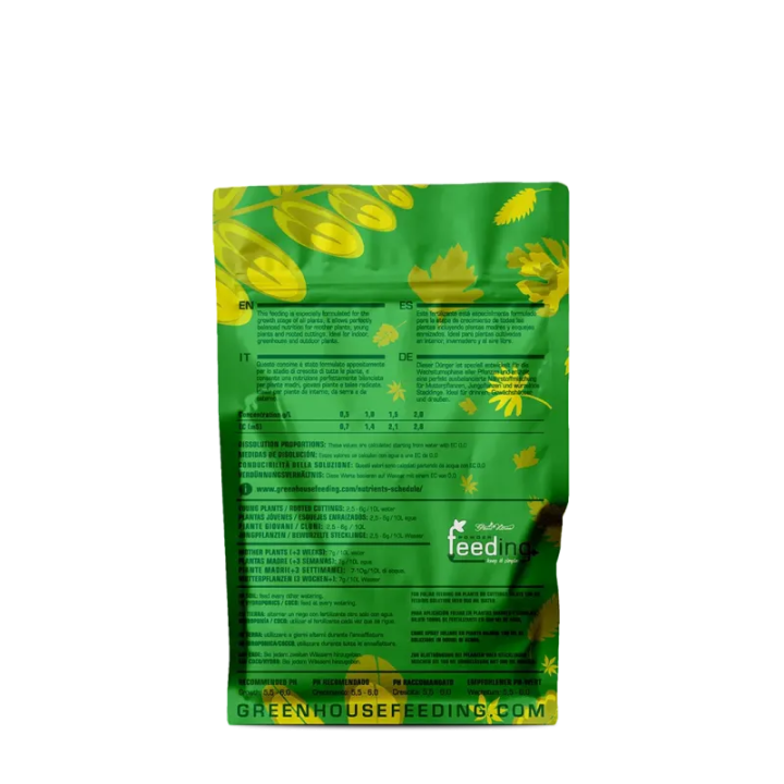 Grow 500g Green House Feeding - Fertilizante Vegetativo