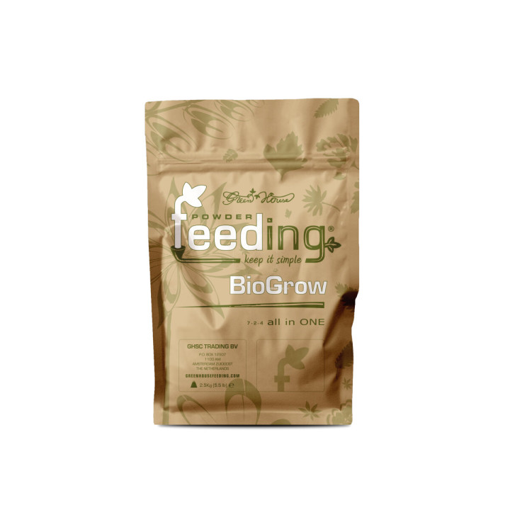 Biogrow 1 kg - Fertilizante Orgánico para Plantas