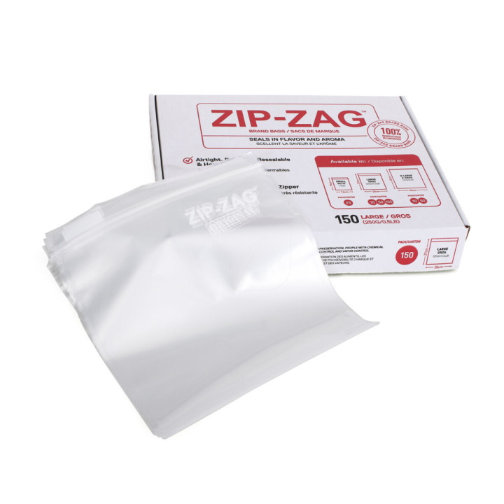Bolsa L Zip-Zag 150 uds - Suministros Hortícolas