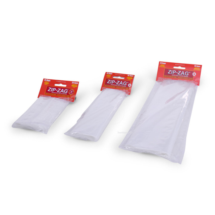 Bolsa Zip Zag XL (1 kg) - 50 uds | Suministros Hortícolas