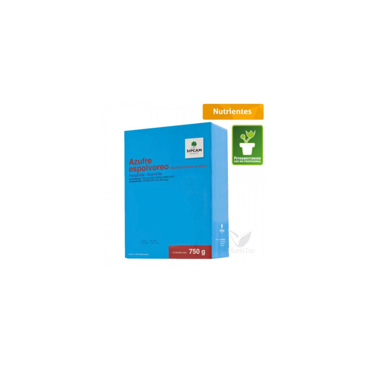 Azufre WG Micronizado 750 g - SIPCAM JARDIN