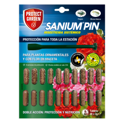Sanium Pin 20x2 gr - Insecticida y Fertilizante Protect Garden