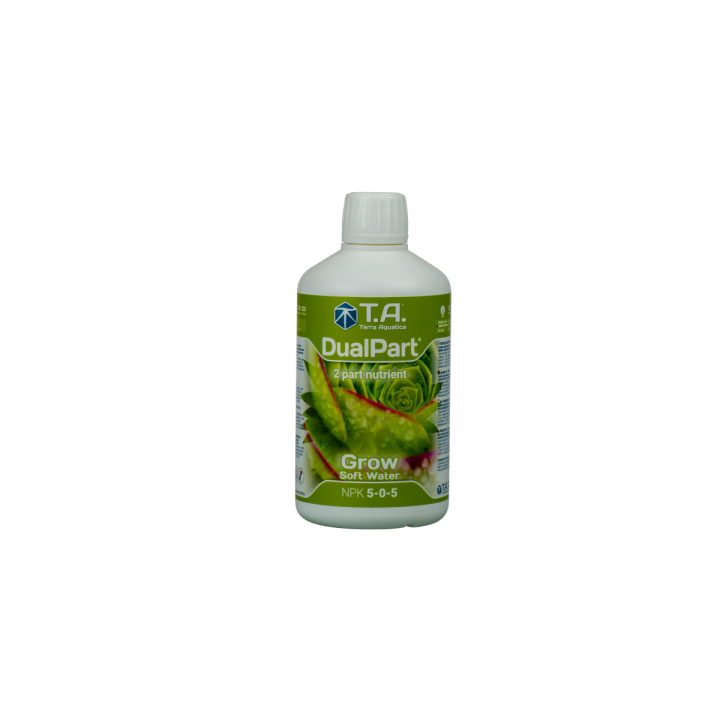 Dualpart Grow Agua Blanda 0.5L - Terra Aquatica