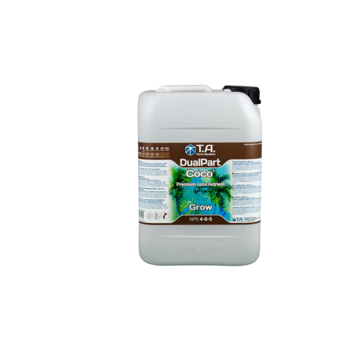 DualPart Coco Grow 10L - Nutriente Eficaz | Terra Aquatica