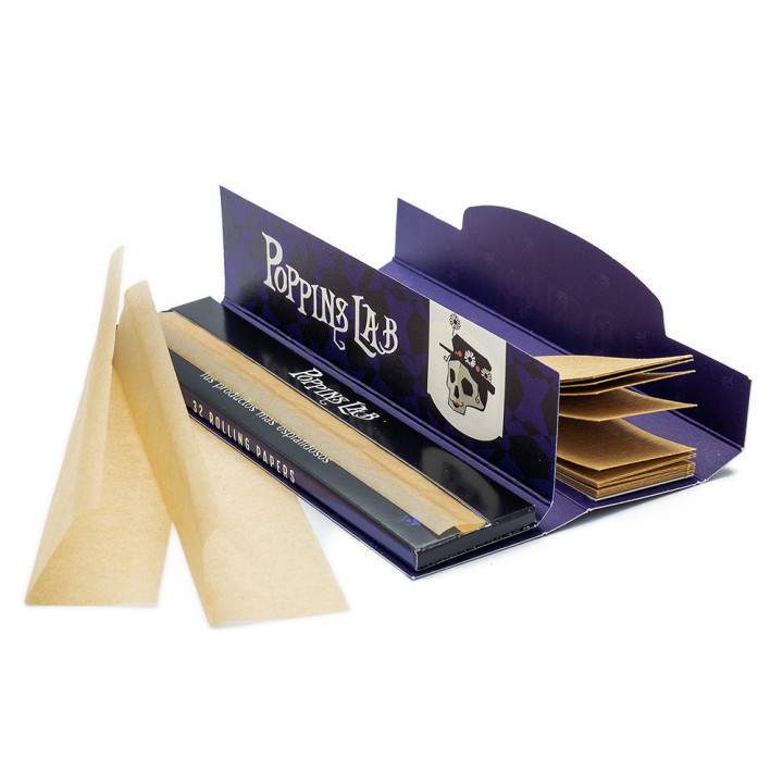 Papel Brown King Size Slim + Filtros 108mm - Poppins Lab