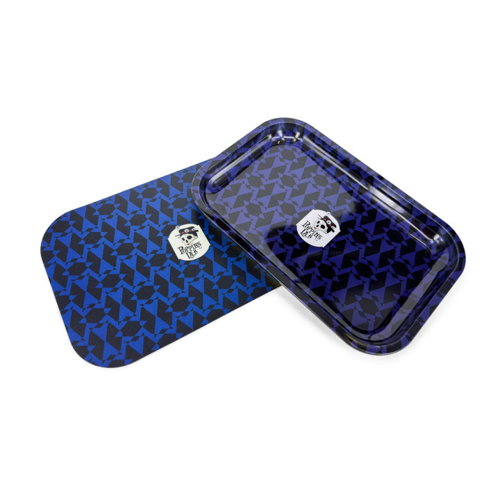 Bandeja de Metal Azul 288x188mm - Poppins Lab