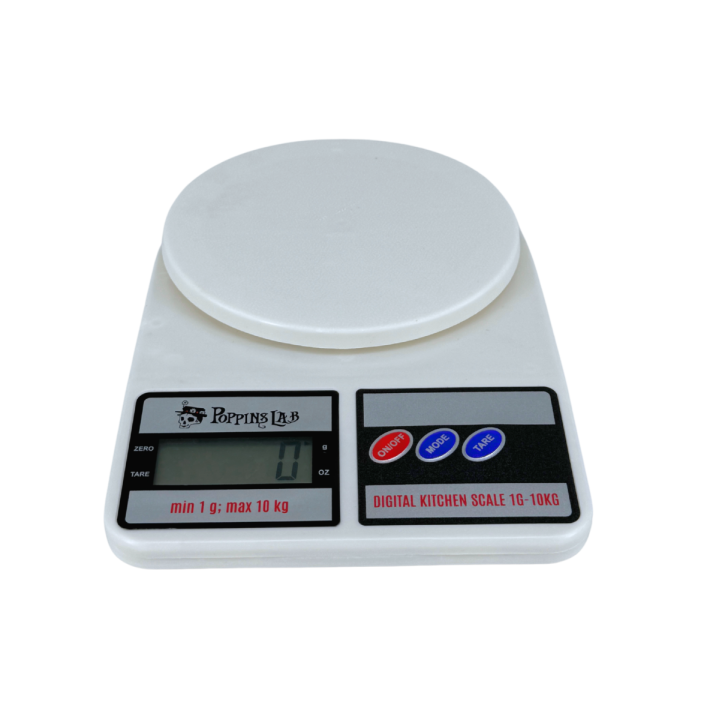 Báscula Digital Poppins Lab 1g-10kg - Precisión y Funcionalidad