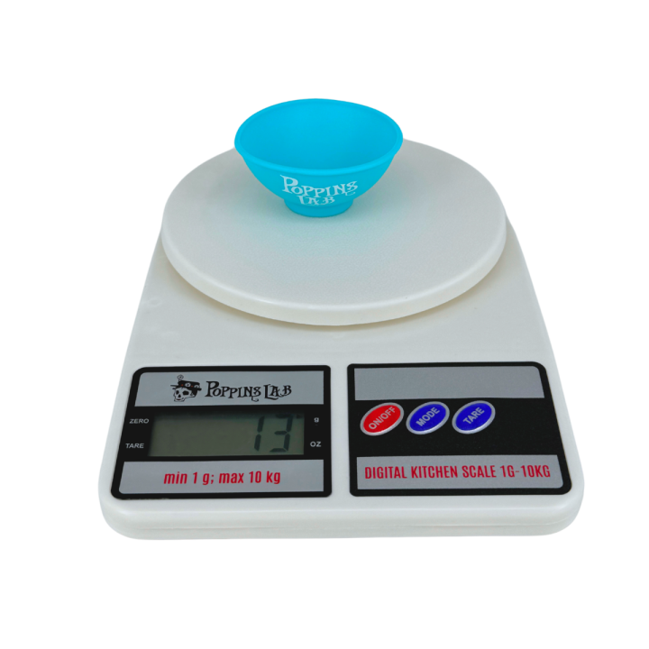 Báscula Digital Poppins Lab 1g-10kg - Precisión y Funcionalidad