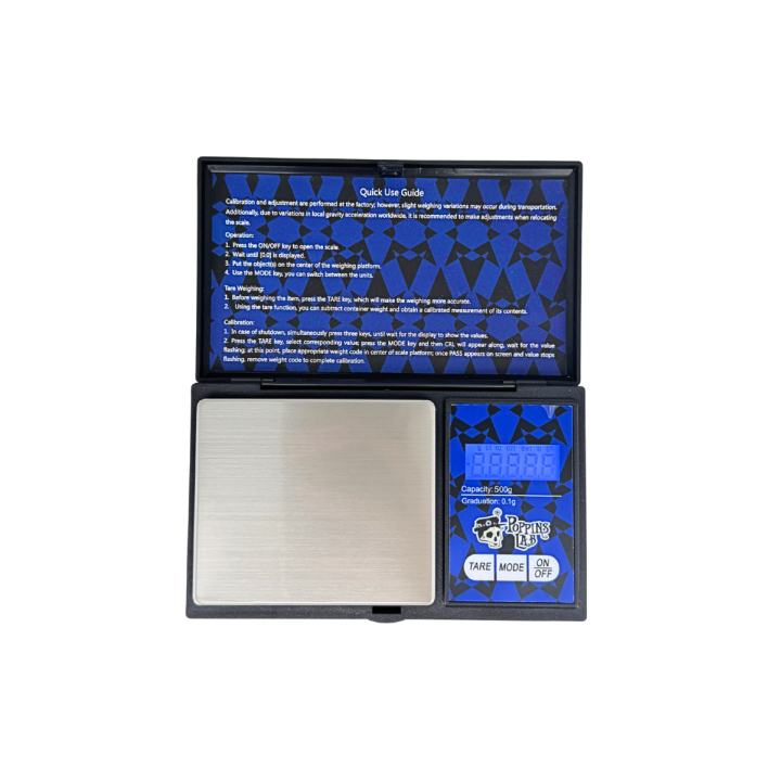 Báscula Digital 0,01–200g Poppins Lab - Precisión Compacta