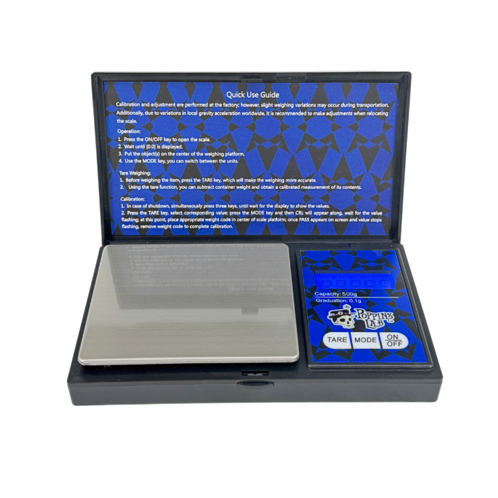 Báscula Digital 0,01–200g Poppins Lab - Precisión Compacta