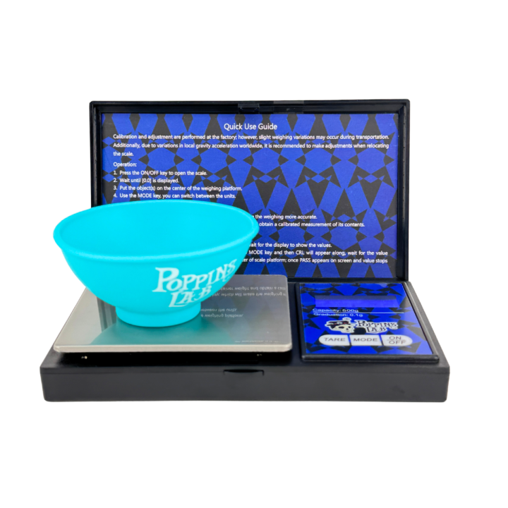Báscula Digital 0,01–200g Poppins Lab - Precisión Compacta
