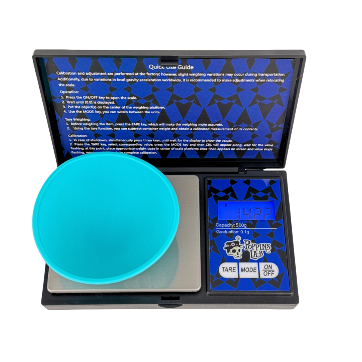 Báscula Digital 0,01–200g Poppins Lab - Precisión Compacta