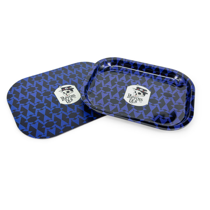 Bandeja de Metal Azul 180x140mm - Poppins Lab