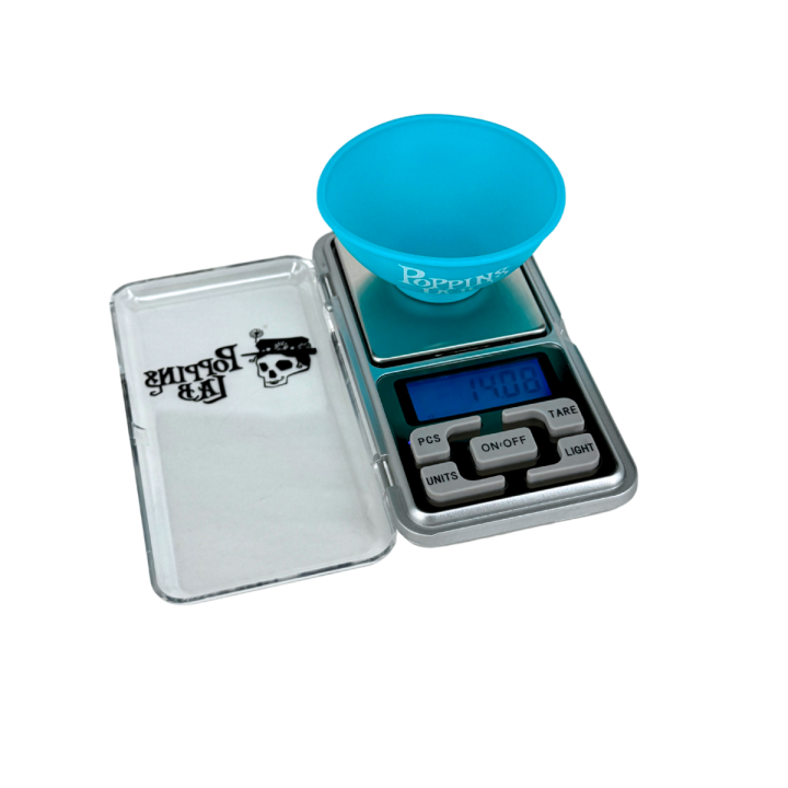 Báscula Digital 0,01g–200g Poppins Lab - Precisión y Calidad