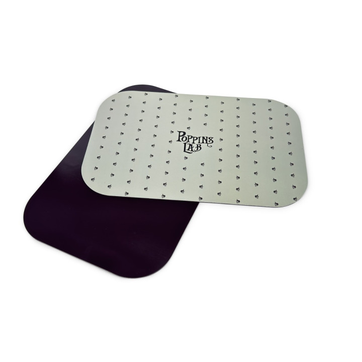 Bandeja de Metal Beige 288x188mm - Poppins Lab