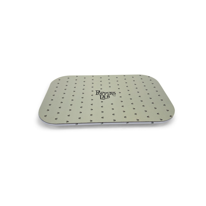 Bandeja de Metal Beige 288x188mm - Poppins Lab