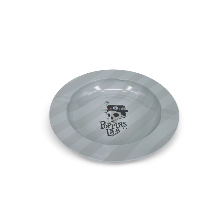Cenicero de Metal Redondo Rayas 138mm - Poppins Lab