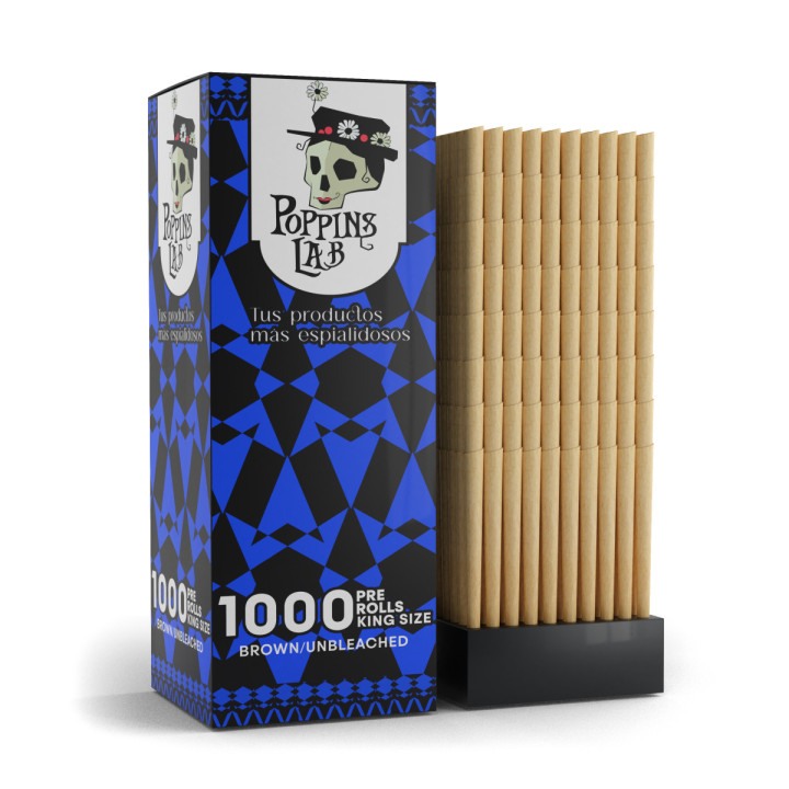 Conos KS Marrón Sin Blanquear - Poppins Lab (1000 uds)