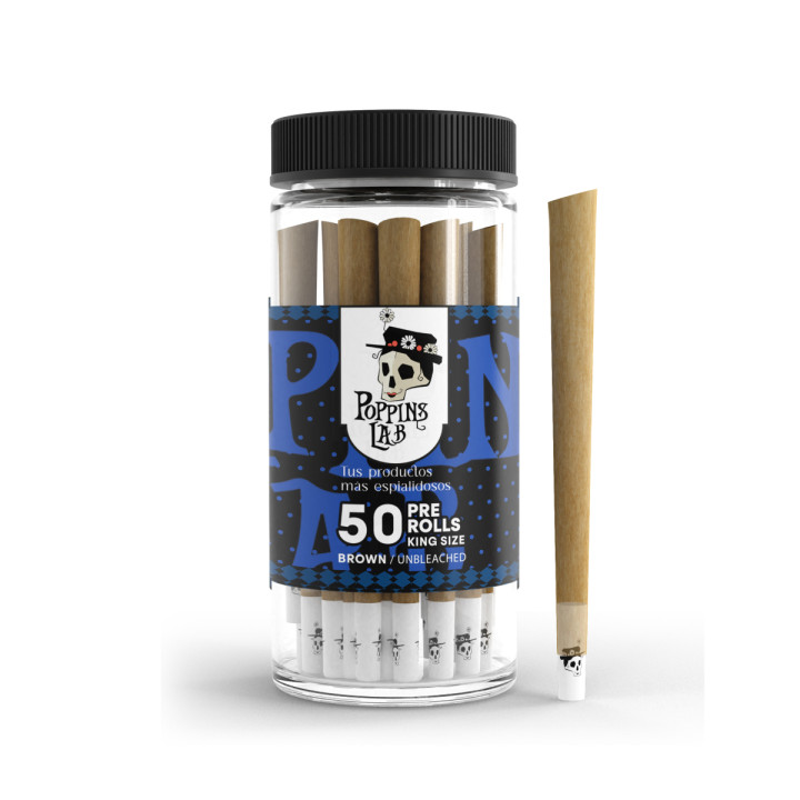 Conos KS Marrón Sin Blanquear - Poppins Lab (50 uds)