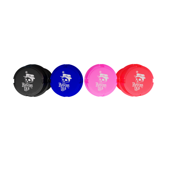 Grinder y Contenedor Anti-Olor Poppins Lab - Display 12uds