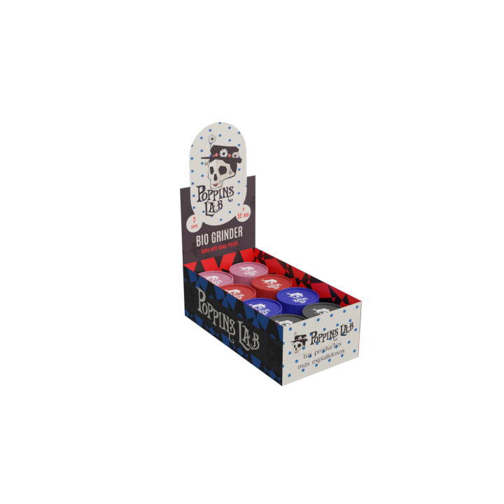 Grinder Bio 55mm Poppins Lab - Display 24 uds