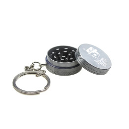 Grinder Llavero Metálico Poppins Lab - Compacto y Discreto