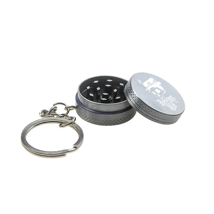 Grinder Llavero Metálico Poppins Lab - Compacto y Discreto