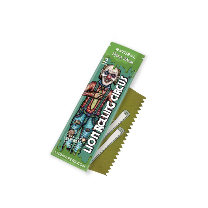 Papel Hemp Wrap Natural - Lion Rolling Circus