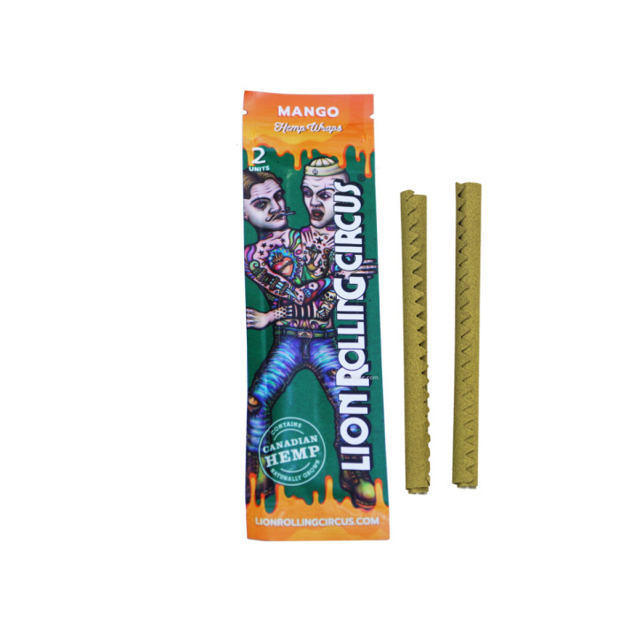 Papel Hemp Wrap Mango - Lion Rolling Circus
